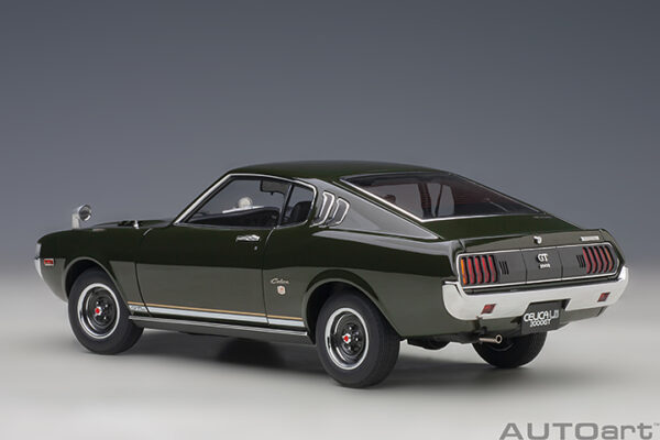 AUTOart Toyota Celica Liftback 2000 GT (RA25) 1973 (moss green)