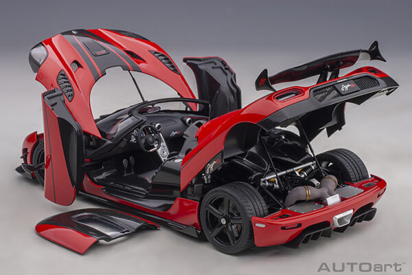 AUTOart Koenigsegg Agera RS 2015 (chilli red:carbon:black