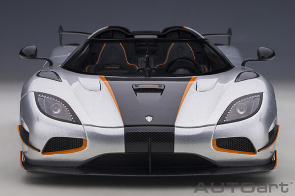 AUTOart Koenigsegg Agera RS 2015 (moon silver:carbon:orange