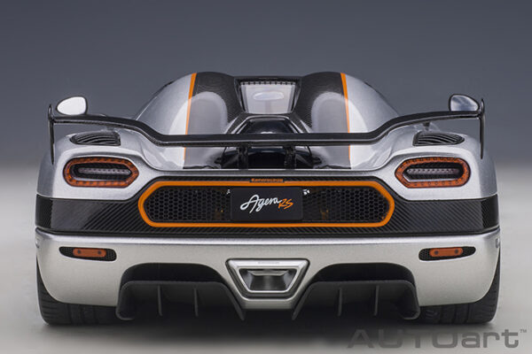 AUTOart Koenigsegg Agera RS 2015 (moon silver:carbon:orange