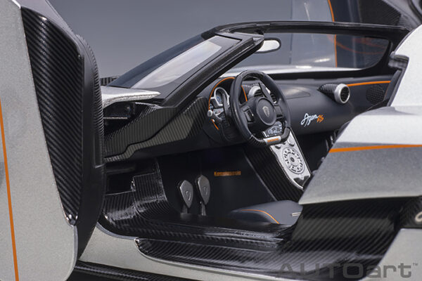 AUTOart Koenigsegg Agera RS 2015 (moon silver:carbon:orange