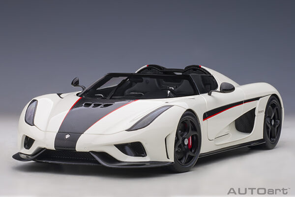AUTOart Koenigsegg Regera 2016 (crystal white:carbon:red
