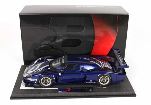 BBR Maserati MC12 Competizione Geneve Auto Show 2004 Metallic Blue Display Included