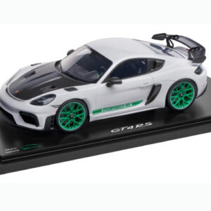 Porsche Industrial Porsche 718 Cayman GT4 RS(982) white/green 1:18 - Limited to 718 pieces