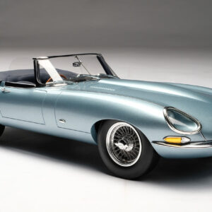 Amalgam Jaguar E-type Roadster Light Blue 1:18