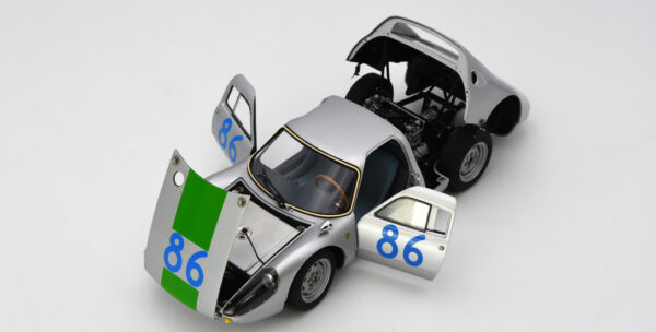 CMC 1:18 Porsche 904 Carrera GTS #86 gagnant Targa Florio 1964 Pucci, Davis M-230 modèle voiture