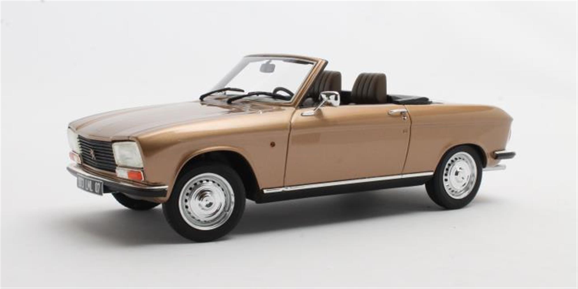 Cult Scale Peugeot 304 cabrio 1973 gold metallic