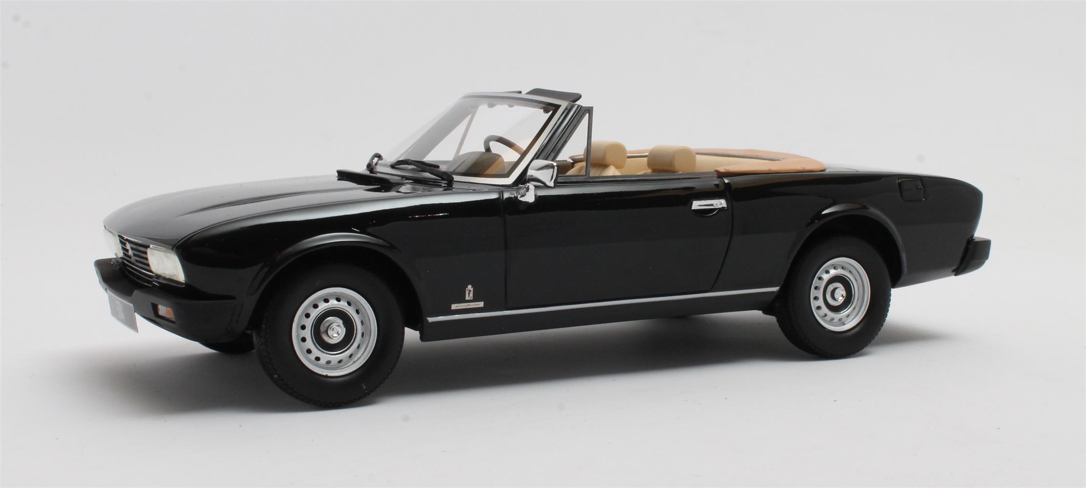 Cult Scale Peugeot 504 cabriolet 1983 black