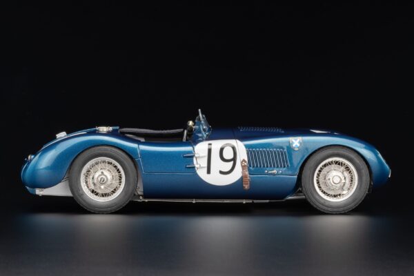 CMC Jaguar C Type, Goodwood Members Meeting, 1954, Jimmy Stewart #19 (Blau) Limitiert auf 1500 Stück – Bild 3