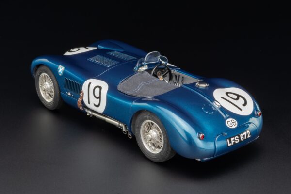 CMC Jaguar C Type, Goodwood Members Meeting, 1954, Jimmy Stewart #19 (Blau) Limitiert auf 1500 Stück – Bild 4