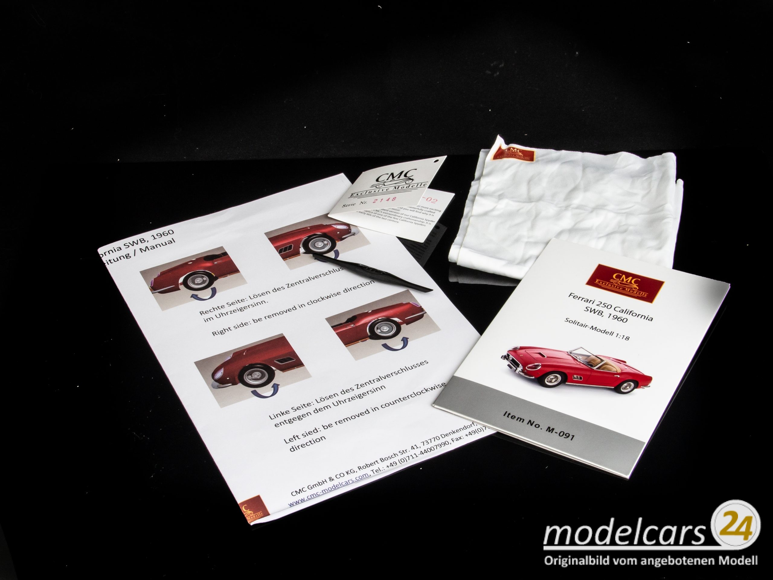 CMC Ferrari California Spyder M-091 Zubehör