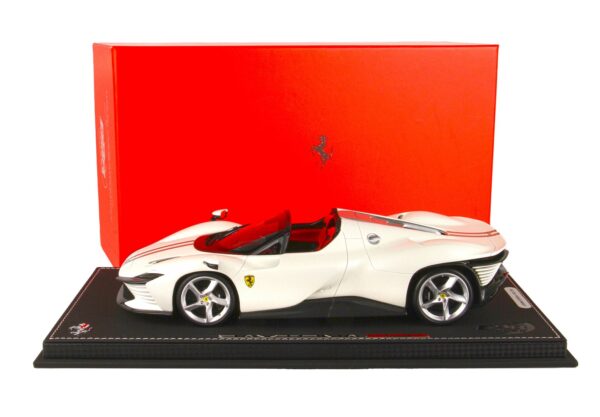 BBR Ferrari Daytona SP3 Icona Series Matt Metallic Italian White