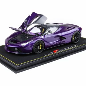 BBR Ferrari LaFerrari 2012 open diecast - SPECIAL PACK Purple Dubai- Viola Vio tailor made - 1/18