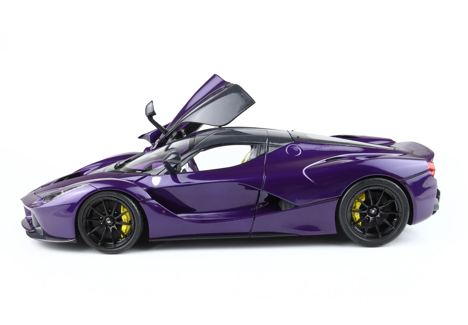 BBR Ferrari LaFerrari 2012 open diecast - SPECIAL PACK Purple Dubai- Viola Vio tailor made – Bild 6