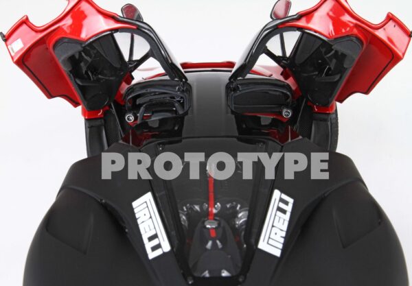 BBR Ferrari LaFerrari TEST 2012 Open Diecast Rosso Corsa 322 And Matt Black EXCLUSIVE BBR – Bild 10