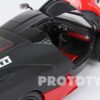 BBR Ferrari LaFerrari TEST 2012 Open Diecast Rosso Corsa 322 And Matt Black EXCLUSIVE BBR – Bild 2