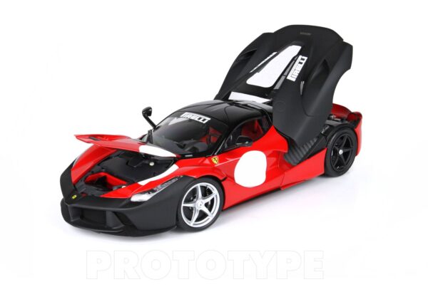 BBR Ferrari LaFerrari TEST 2012 Open Diecast Rosso Corsa 322 And Matt Black EXCLUSIVE BBR
