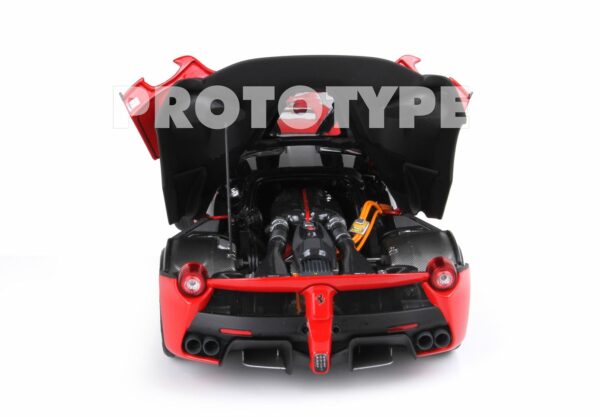 BBR Ferrari LaFerrari TEST 2012 Open Diecast Rosso Corsa 322 And Matt Black EXCLUSIVE BBR – Bild 8