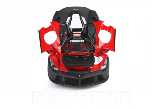 BBR Ferrari LaFerrari TEST 2012 Open Diecast Rosso Corsa 322 And Matt Black EXCLUSIVE BBR – Bild 5