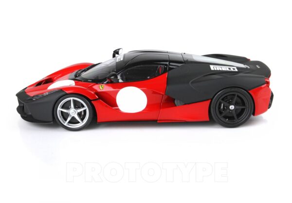 BBR Ferrari LaFerrari TEST 2012 Open Diecast Rosso Corsa 322 And Matt Black EXCLUSIVE BBR – Bild 4