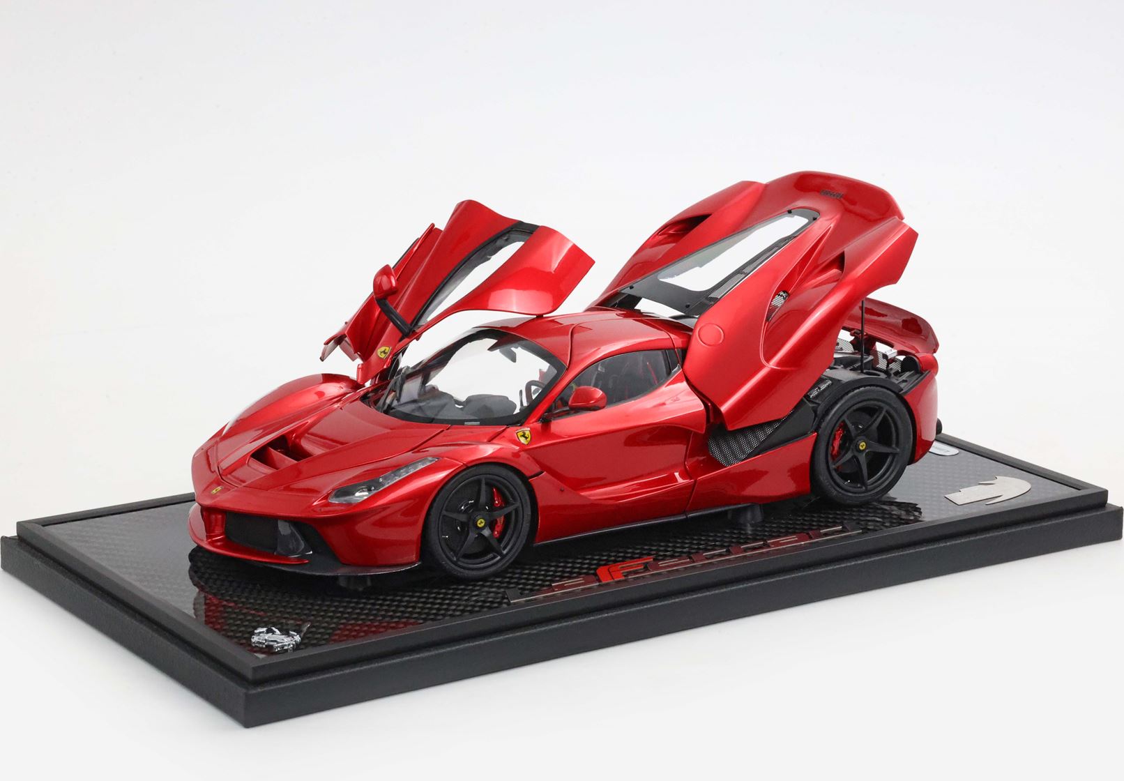 BBR Ferrari LaFerrari 2012 open diecast rosso F1 2007 - 1/18 - Image 3