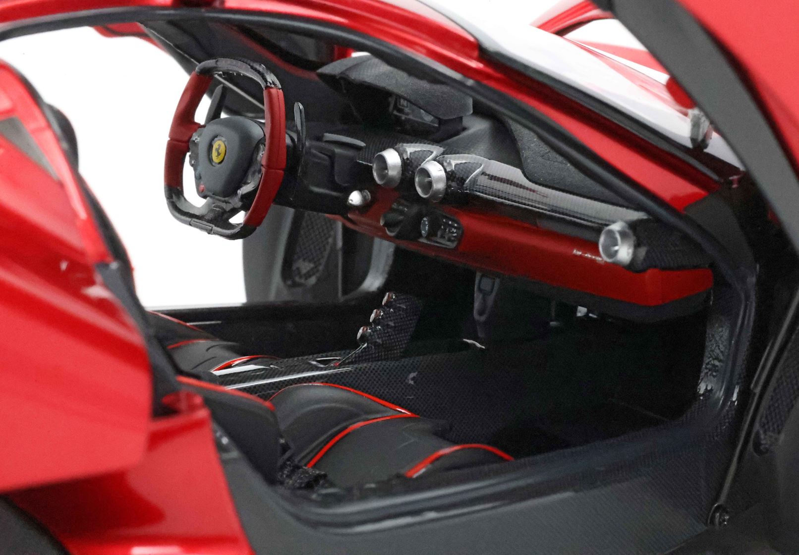 BBR Ferrari LaFerrari 2012 open diecast rosso F1 2007 - 1/18 - Image 8