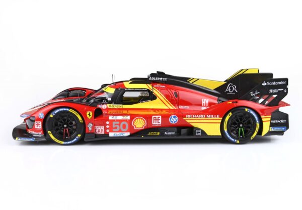 BBR Ferrari 499P car n. 50 - Winner Le Mans 2024 drivers Fuoco Nielsen Molina – Bild 2
