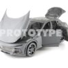 BBR Ferrari Purosangue Diecast Panoramic Roof Grigio Titanio - Polifoam – Bild 3