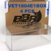 BBR - Vitrinen Display case mit alcantara Bodenplatte in light beige und roten Nähten