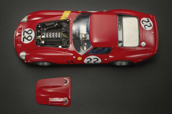 Top Marques 1:12 Ferrari 250 GTO #22 GT Class 2nd 1962 24h Le Mans 3rd Overall Dernier, Beurlys (TM1256B)