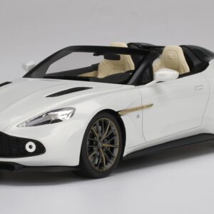 TSM Model True Scale Miniatures ASTON MARTIN VANQUISH ZAGATO SPEEDSTER ESCAPING WHITE TOP SPEED