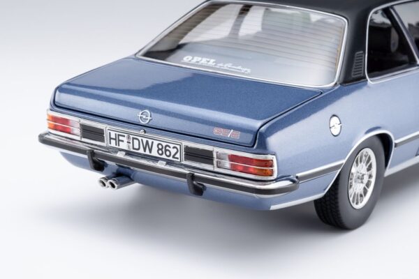 Touring Opel Commodore B GS/E Coupé 1975 - sapphire blue met 1:18 Diecast – Bild 14