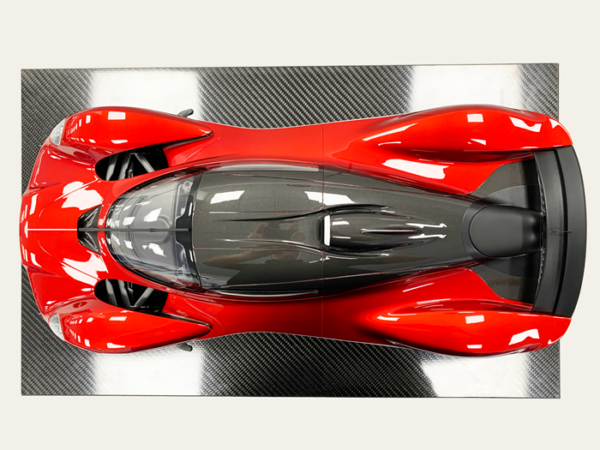 Frontiart Martin Valkyrie Candy Red Resin Model Car 1/8 – Bild 4