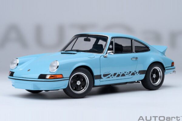 AUTOart Porsche 911 Carrera 2.7 RS (Gulf Blue with Black stripes) – Bild 4
