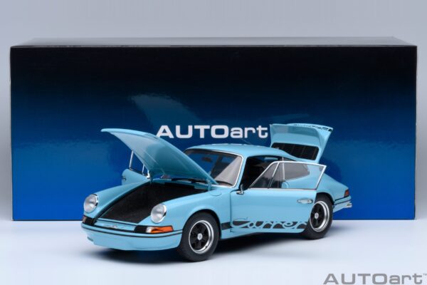 AUTOart Porsche 911 Carrera 2.7 RS (Gulf Blue with Black stripes)