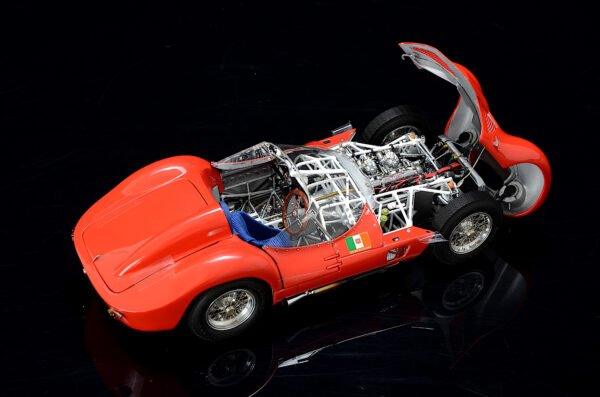CMC Maserati Tipo 61 "Birdcage", #29, red Goodwood Revival 2008, Ex-Sammlung/collection Nick Mason Limited Edition 1000 pcs. – Bild 5