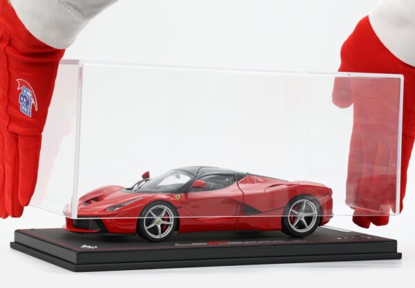 BBR Ferrari LaFerrari DIE CAST - SPECIAL PACK included case Red Corsa 322 – Bild 2
