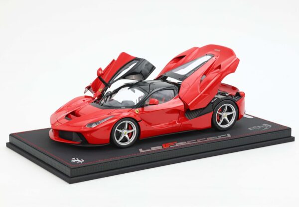 BBR Ferrari LaFerrari DIE CAST - SPECIAL PACK included case Red Corsa 322 – Bild 8