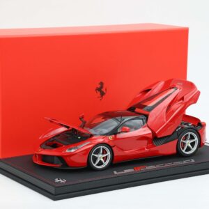 BBR Ferrari LaFerrari DIE CAST - SPECIAL PACK included case Red Corsa 322