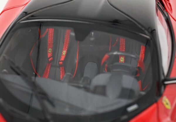 BBR Ferrari LaFerrari DIE CAST - SPECIAL PACK included case Red Corsa 322 – Bild 5