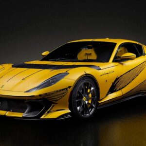 Ferrari 812 Competizione Three layer yellow special Carbon box packaging