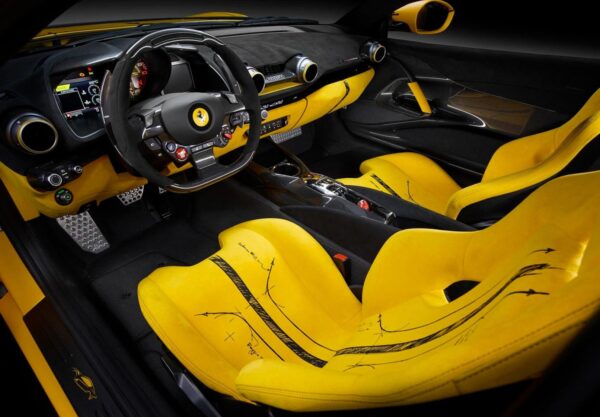 BBR Ferrari 812 Competizione Three layer yellow special Carbon box packaging – Bild 2