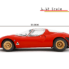Laudoracing Alfa Romeo 33 Coupe Stradale 1967 D Version Museum 1:12 – Bild 16