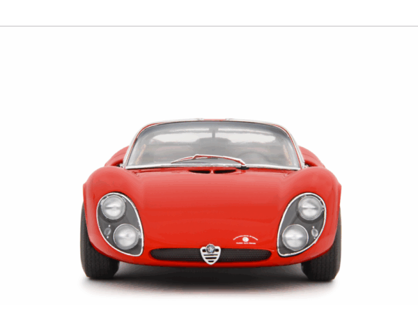Laudoracing Alfa Romeo 33 Coupe Stradale 1967 D Version Museum 1:12 – Bild 6