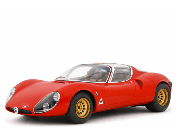 Laudoracing Alfa Romeo 33 Coupe Stradale 1967 D Version Museum 1:12