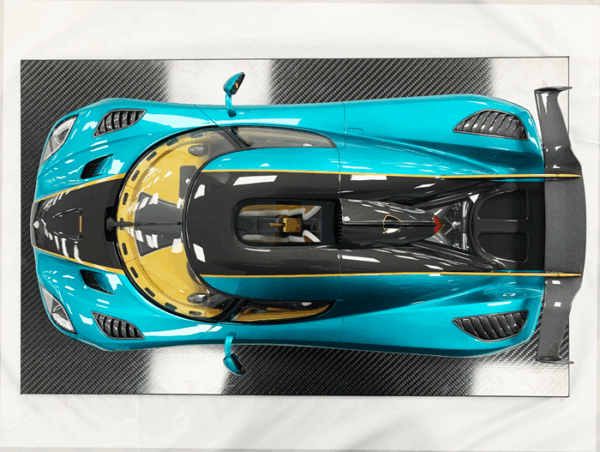 Frontiart Koenigsegg Agera RSR Ocean blue 1/8 – Bild 9