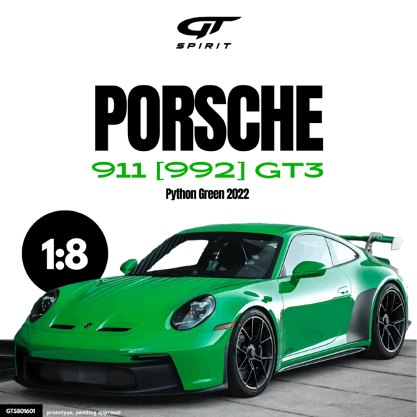 GT Spirit PORSCHE 911 992 GT3 GREEN 2022 1:8