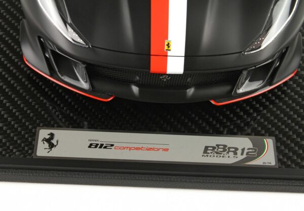BBR Ferrari 812 Competizione matt black1:12 one of 56 – Bild 5