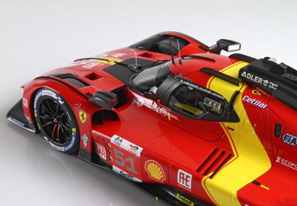 BBR Ferrari 499P  Winner Le Mans 2023 car n.51 scale 1/12 Driver Pier Guidi-Calado-Giovinazzi – Bild 10