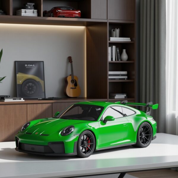 GT Spirit PORSCHE 911 992 GT3 GREEN 2022 1:8 – Bild 2